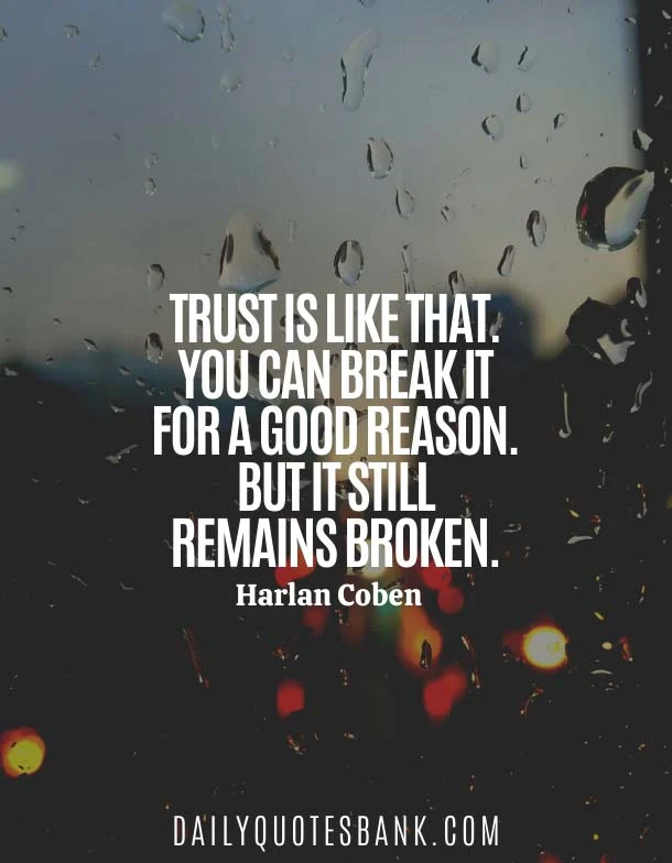 Sad Broken Trust Quotes For Relationships