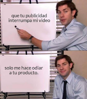 Imágenes de humor : Meme sobre publicidad en Youtube