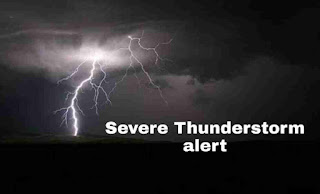 Severe thunderstorm warning, thunderstorm, Understand Severe Weather Alerts, news, weather, headlinehustle,