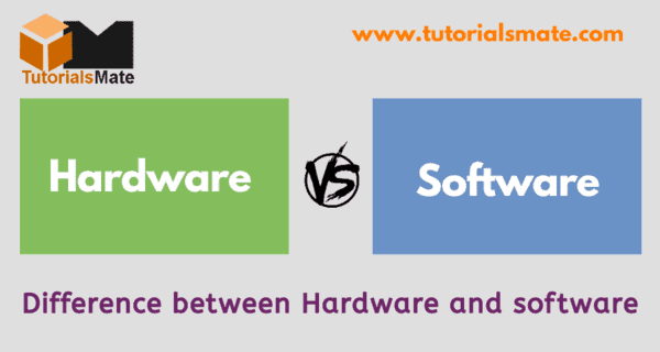 Difference between Hardware and Software