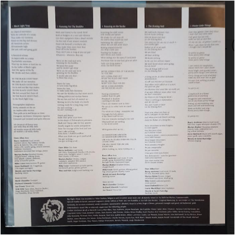 ΕΛΕΥΘΕΡΟΓΡΑΦΟΣ Shriekback "Big Night Music" album 1986 εποχές βινυλίου