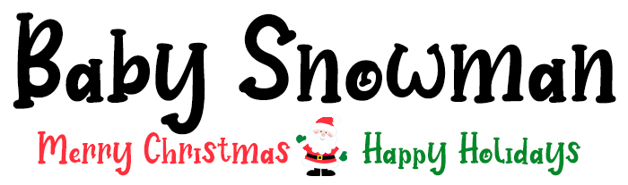 Baby Snowman Font