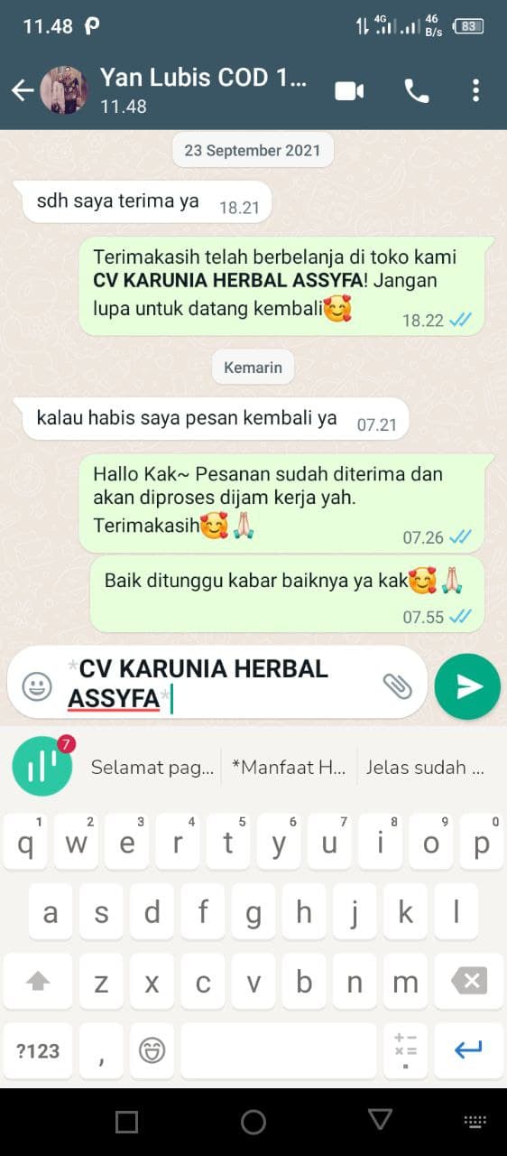 Testimoni Herbassyfa