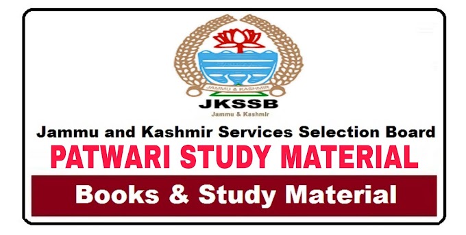 JKSSB Patwari Best Study material for Exam Preparation And Tips And Tricks 