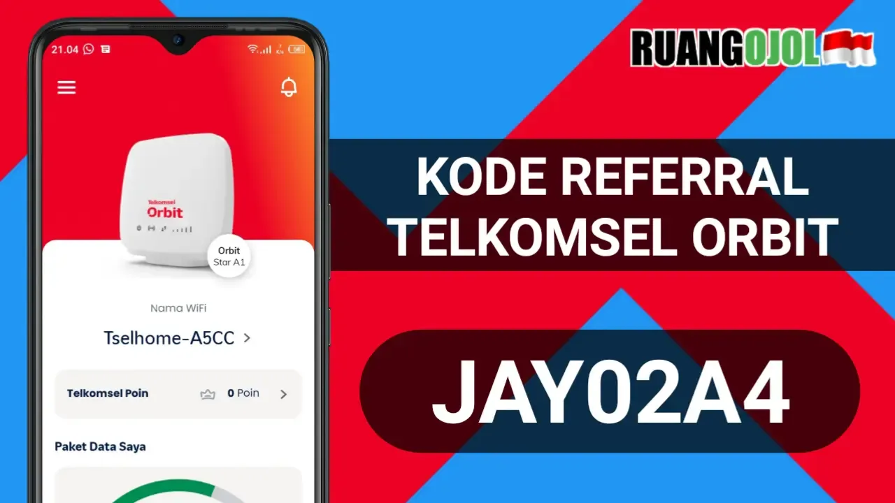 Kode Referral Telkomsel Orbit Terbaru | Dapatkan Bonus Kuota 5 GB