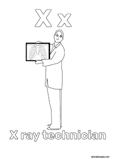 careers A to Z coloring pages