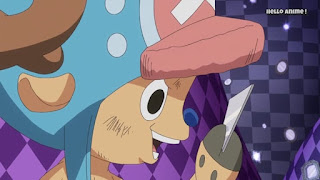 ワンピースアニメ WCI編 826話 チョッパー かわいい Chopper | ONE PIECE ホールケーキアイランド編