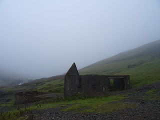 a picture of the ruins of the Winding Engine House at New Glencrieff Mine, Wanlockhead.  Photograph by Kevin Nosferatu for the Skulferatu Project.