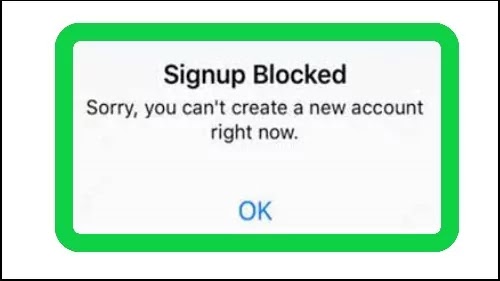 Instagram Signup Blocked Problem Solved