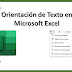 Orientación de texto en En Microsoft Excel (principiantes)