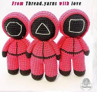 PATRON GRATIS PINK SOLDIERS | EL JUEGO DEL CALAMAR AMIGURUMI 46999