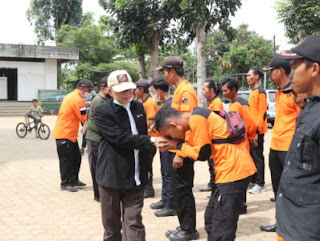 Yakhsyallah Mansur Lepas Keberangkatan 17 Personil UAR Lampung ke Sumatera Barat