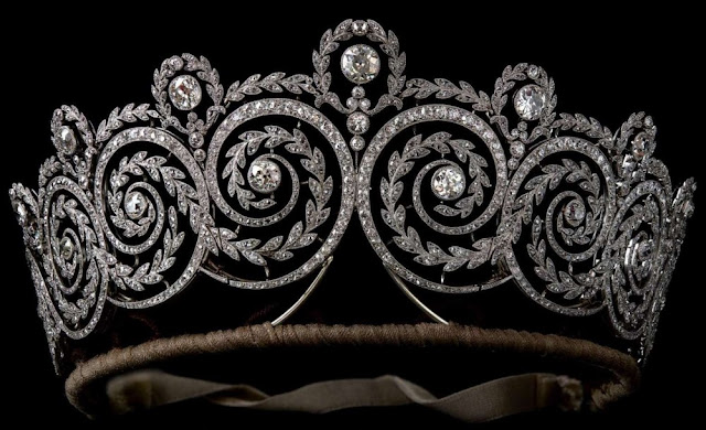 khedive egypt tiara crown princess margaret sweden diamond cartier