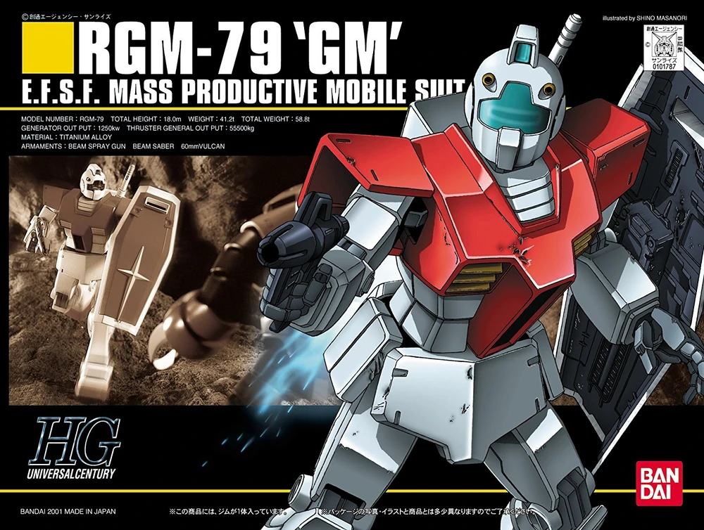 HGUC 1/144 RGM-79 GM - 01