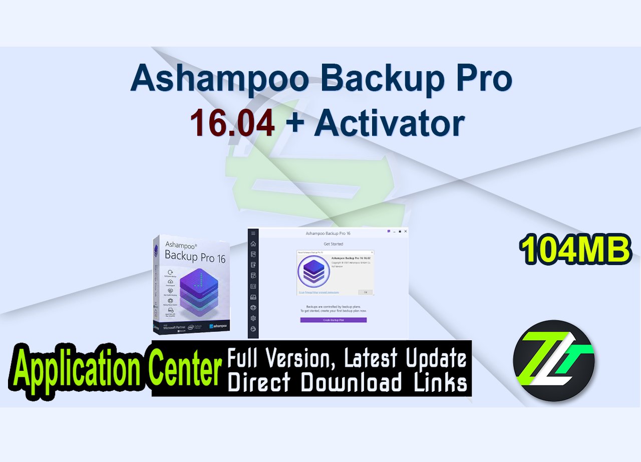 Ashampoo Backup Pro 16.04 + Activator