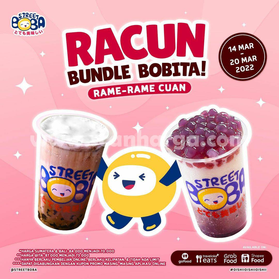 STREET BOBA Promo Paket RACUN Bundle Bobita