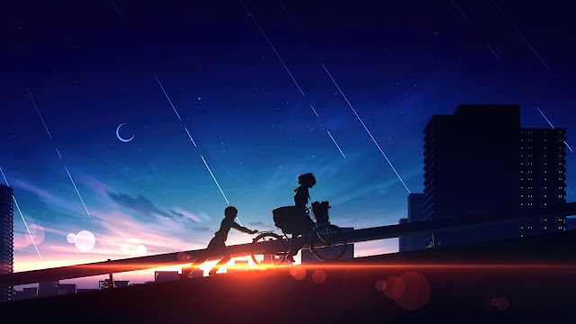 WALLPAPER 4K | Beautiful Sunrise Anime