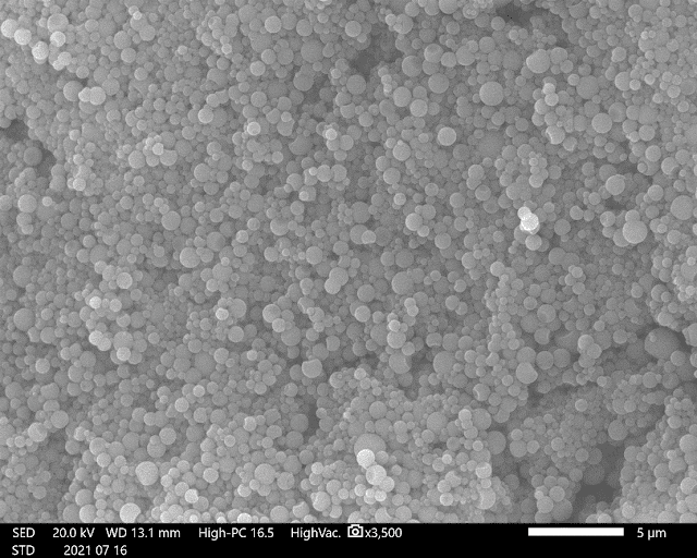Self-healing nanocapsules that were created in Col Lien's laboratory. (Photo credit: Courtesy of Dr. Amber Mallory)