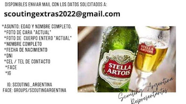 CASTING en BS AS: Se buscan EXTRAS, ambos sexos, diversas edades para PUBLICIDAD de Cerveza