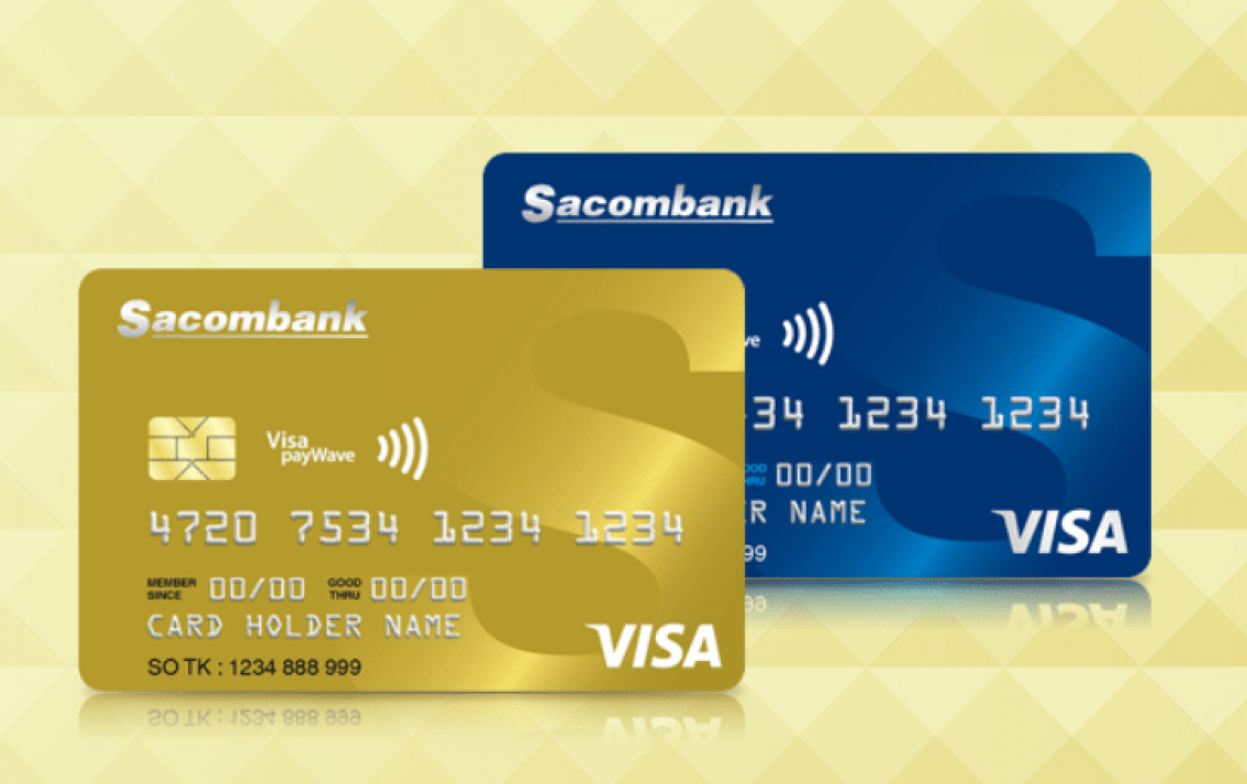 Dịch vụ rút tiền thẻ tín dụng Sacombank 0% lãi suất