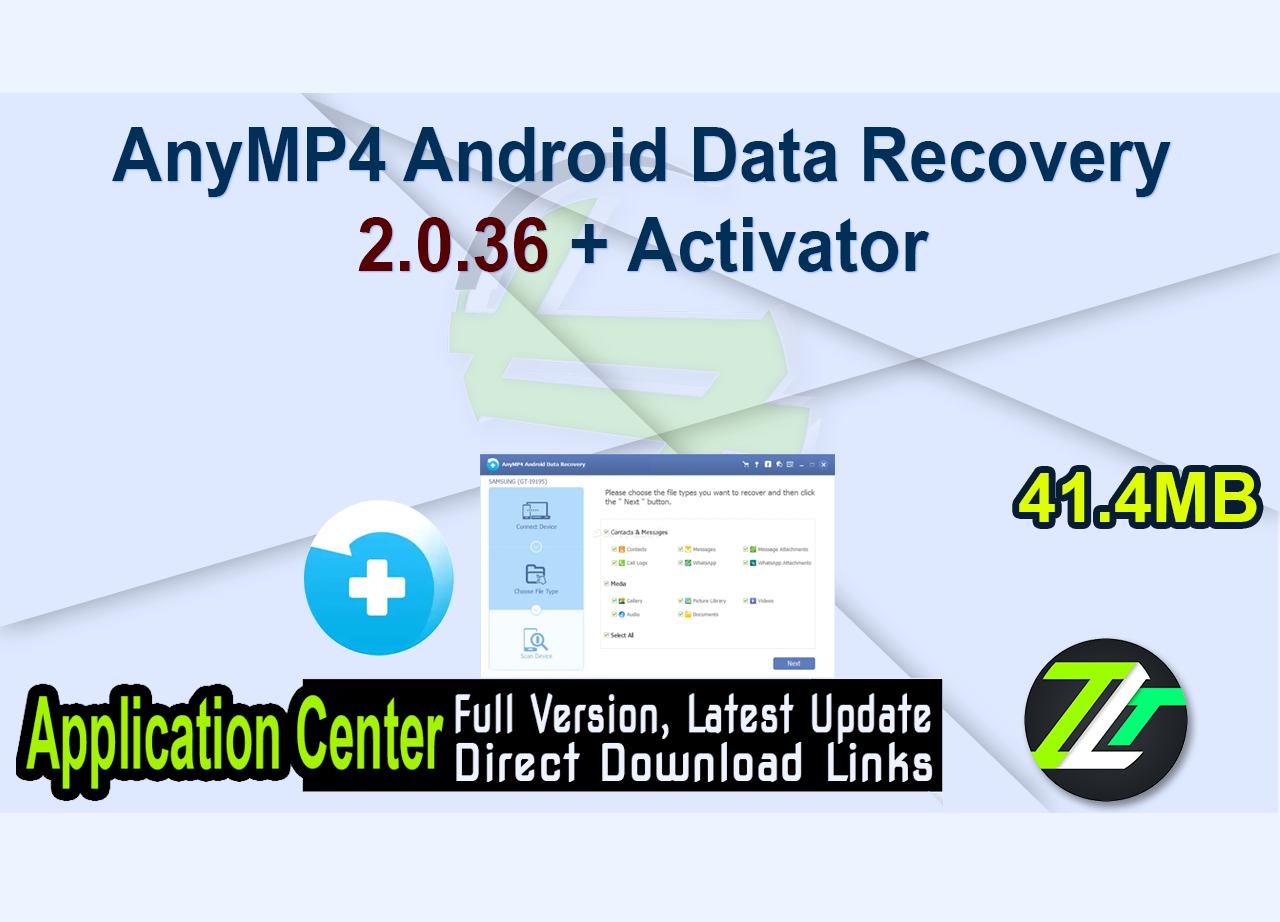 AnyMP4 Android Data Recovery 2.0.36 + Activator