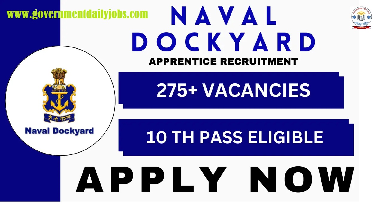 Naval Dockyard Visakhapatnam Trade Apprentice 2024