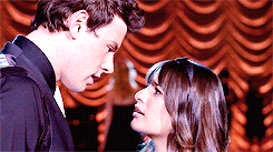 Rachel and Finn kiss