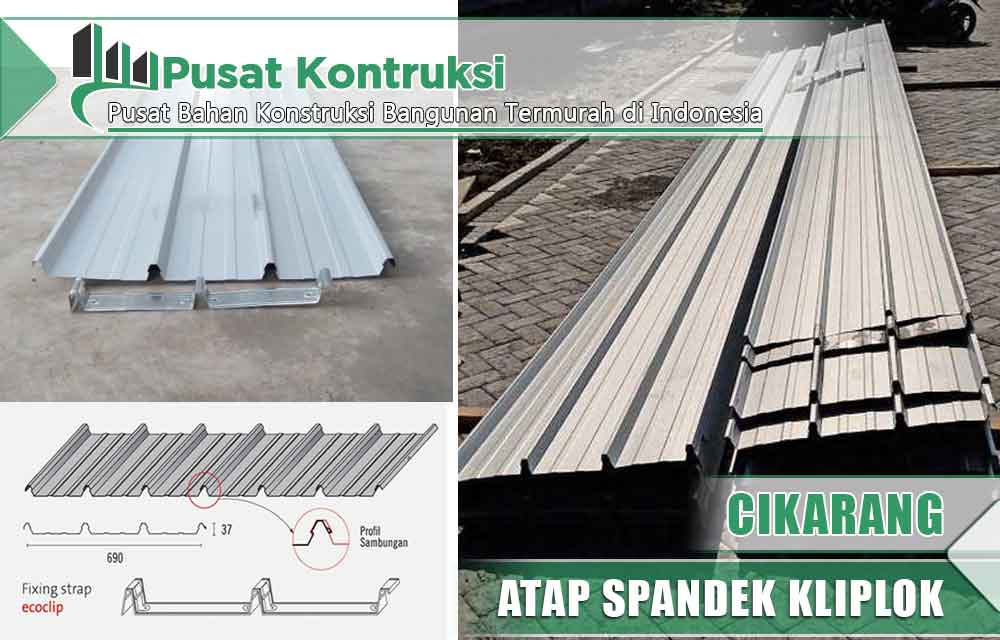 harga atap spandek kliplok Cikarang