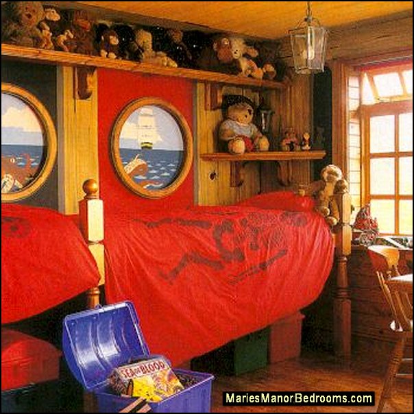 kids room pirates Pirate Ship Playhouse Pirate ship bedroom Pirate Bedroom Ideas