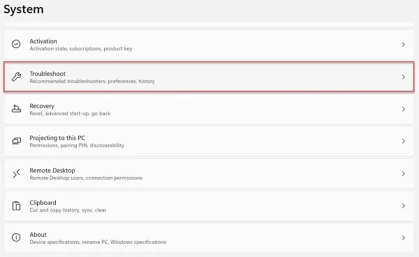 قم بحل مشكلة البلوتوث في نظام التشغيل Windows 11 عن طريق تشغيل Troubleshoot