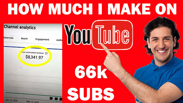 How much I make on YouTube with 66K subscribers?