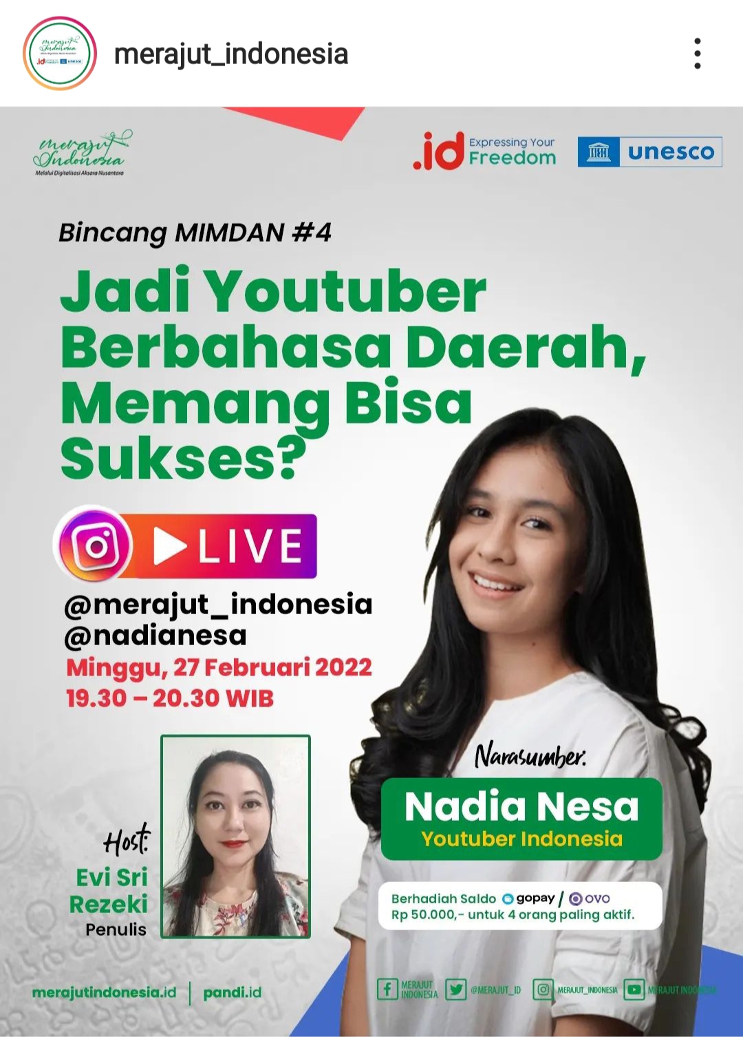 Youtuber Berbahasa Daerah