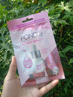 ponds triple glow serum mask