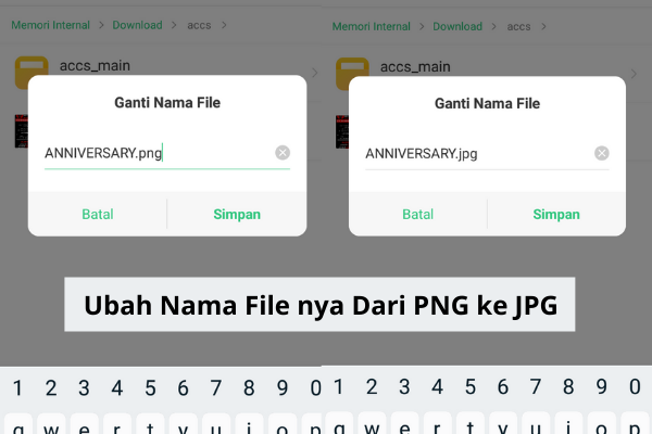 Mudah! Cara Mengubah Format Foto - Gambar Dari PNG Menjadi JPG Ataupun Sebaliknya