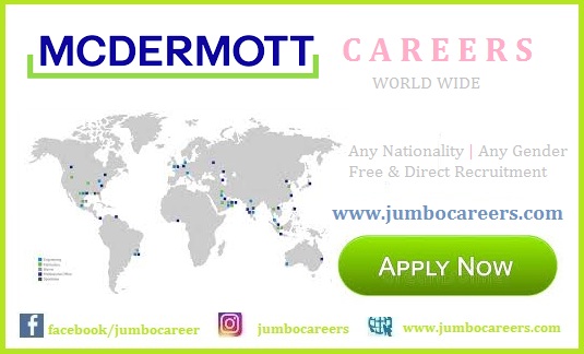 McDermott India Job Vacancies 2022, McDermott Dubai Careers 2023, McDermott USA Jobs 2023, McDermott Africa job vacancies 2023