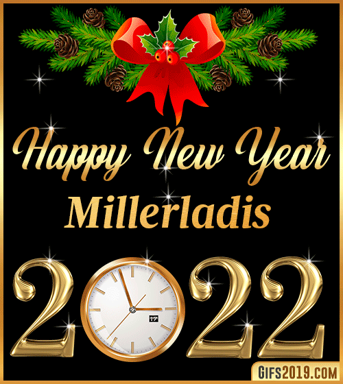 Gif Happy New Year 2022 Millerladis