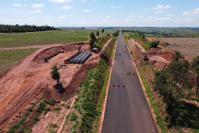 Obras na Estrada Boiadeira avançam e ultrapassam 75% de execução