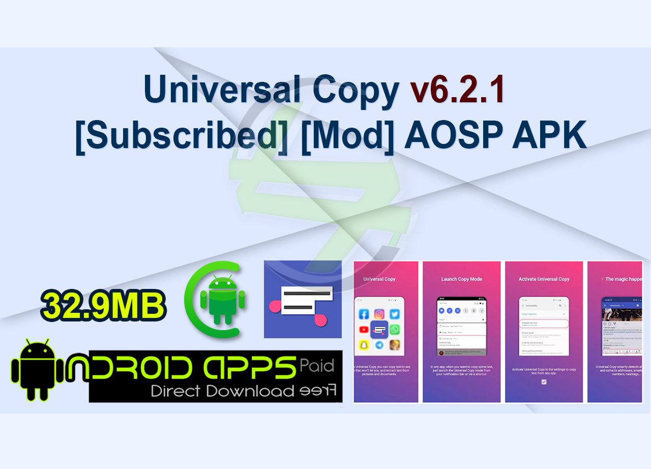 Universal Copy v6.2.1 [Subscribed] [Mod] AOSP APK