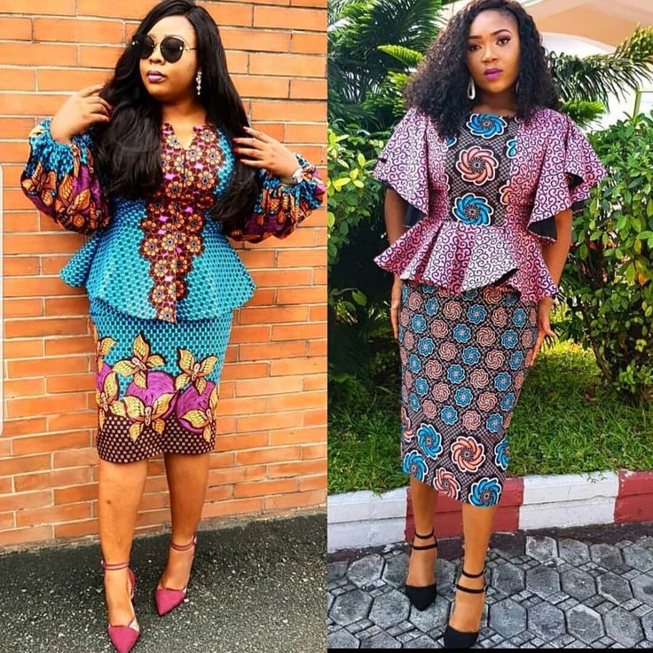 Ankara Skirt and Blouse Styles 