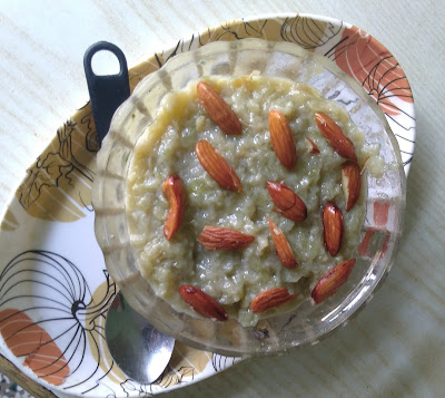 Lauki halwa (falahari halwa for vrat)