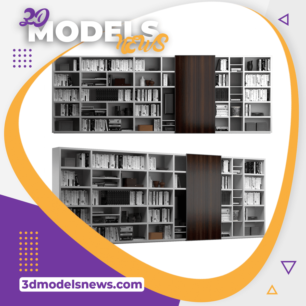 Poliform Wall Library Model Modern Style
