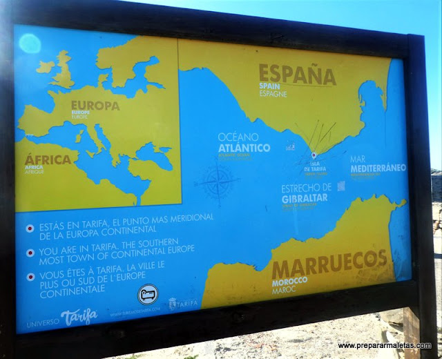localización de Tarifa sur de España