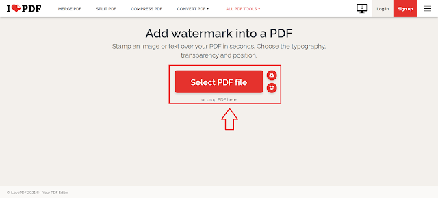 Cara Menambahkan Watermark Text/Gambar Pada File PDF