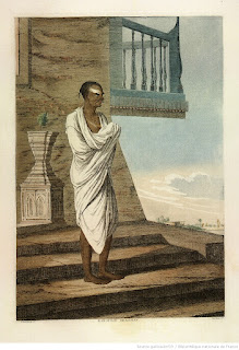 Tome 1. Pl.3 : Brâhman ou prêtre hindou.] Kanoudje Brahman. [cote : Réserve DS 421 S 69 t1 à 4]