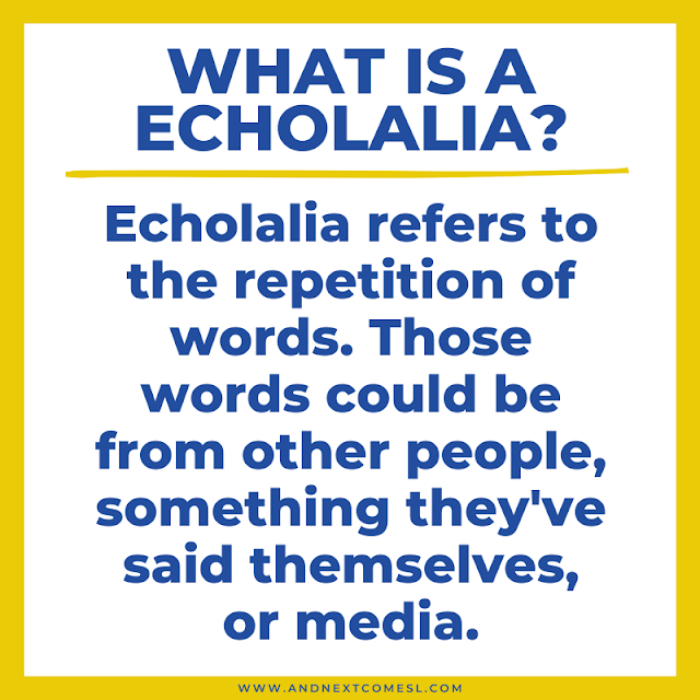 What is echolalia? A definition of echolalia