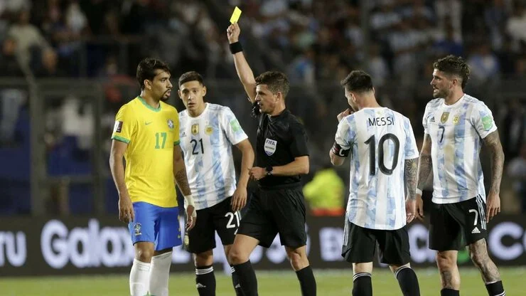 Argentina And Brazil Played Out A Feisty 0-0 Draw