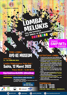 Desain Poster Lomba Lukis CDR
