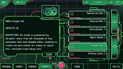 Space Warlord Organ Trading Simulator game screenshot