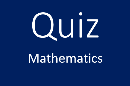 Mathematics Quiz - 2080 Set A