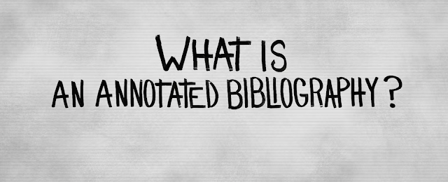 what is annotated bibliography
